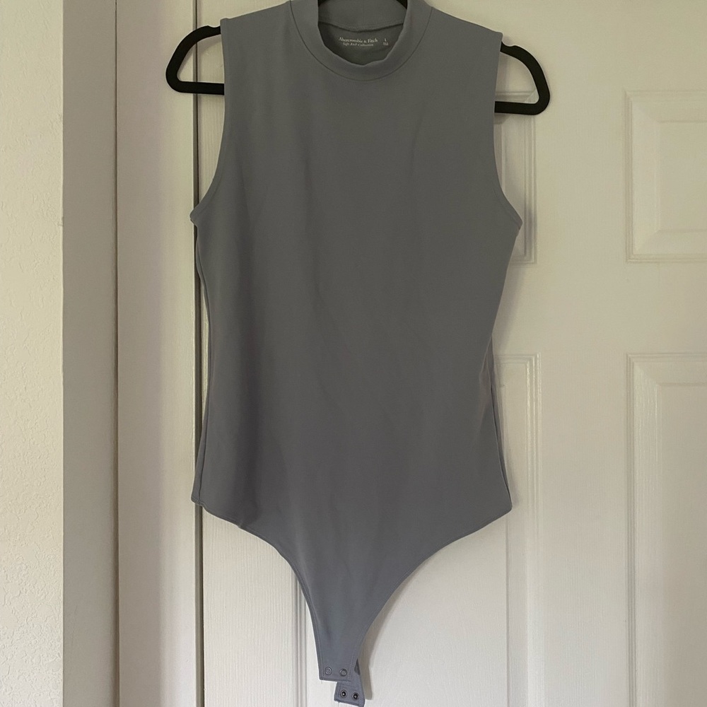 A&F Soft Collection Slate Bodysuit